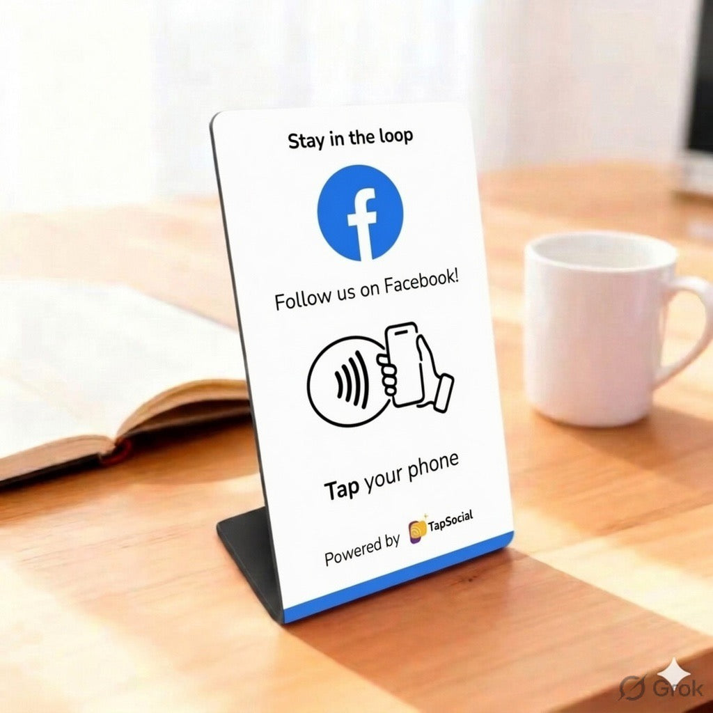 Facebook Stand NFC Card