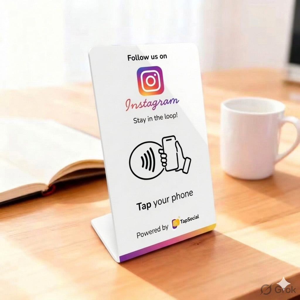 Instagram Stand NFC Card