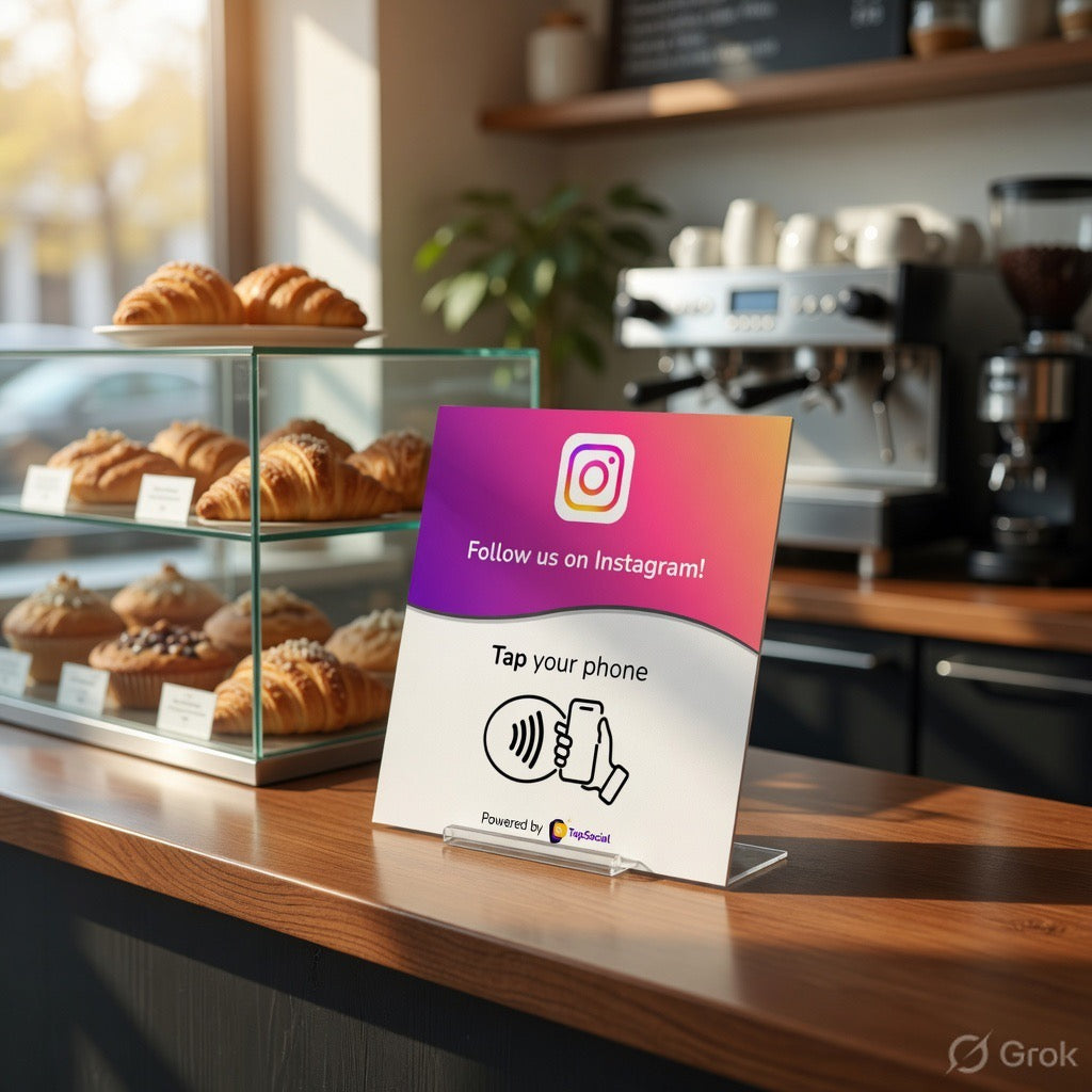 Instagram Follow NFC Plate